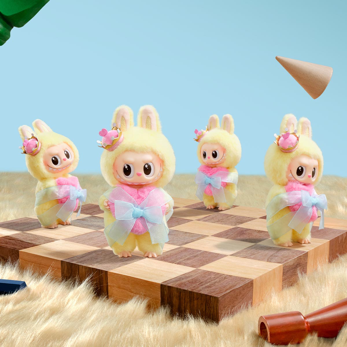 THE MONSTERS Lets Checkmate Series-Vinyl Plush Hanging Card - Image 3